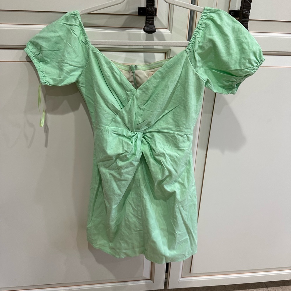 CAMILA COELHO Georgie Dress in Soft Mint (D8) - Picture 4 of 6